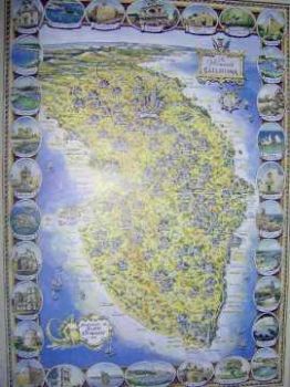 Visualizza i dettagli per La Penisola Salentina mod. A Poster 100x70 Immagine di La Penisola Salentina mod. A Poster 100x70