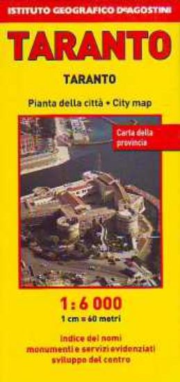 Immagine di TARANTO PIANTA DELLA CITTÀ 1:6.000