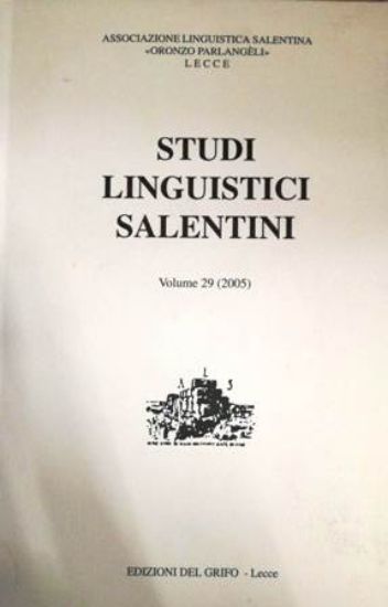 Immagine di STUDI LINGUISTICI SALENTINI