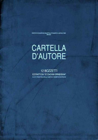 Immagine di CARTELLA D`AUTORE, 12 BOZZETTI ESTRATTI DA "ECONOMIA BRINDISINA"