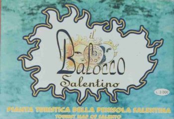 Visualizza i dettagli per BALOCCO SALENTINO, PIANTA TURISTICA DELLA PENISOLA SALENTINA Immagine di BALOCCO SALENTINO, PIANTA TURISTICA DELLA PENISOLA SALENTINA