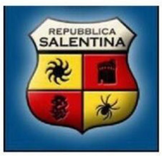 Immagine di Adesivo Repubblica Salentina 4x4 da targa