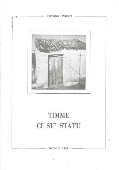 Immagine di TIMME CI SU STATU . NOVOLI 1991