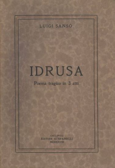 Immagine di IDRUSA. POEMA TRAGICO IN 3 ATTI