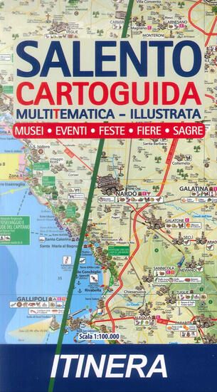 Immagine di SALENTO CARTOGUIDA. MULTITEMATICA - ILLUSTRATA. MUSEI EVENTI FESTE FIERE SAGRE