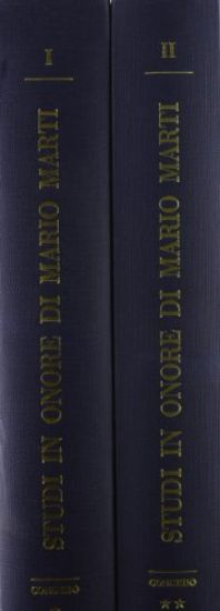 Immagine di STUDI IN ONORE DI MARIO MARTI